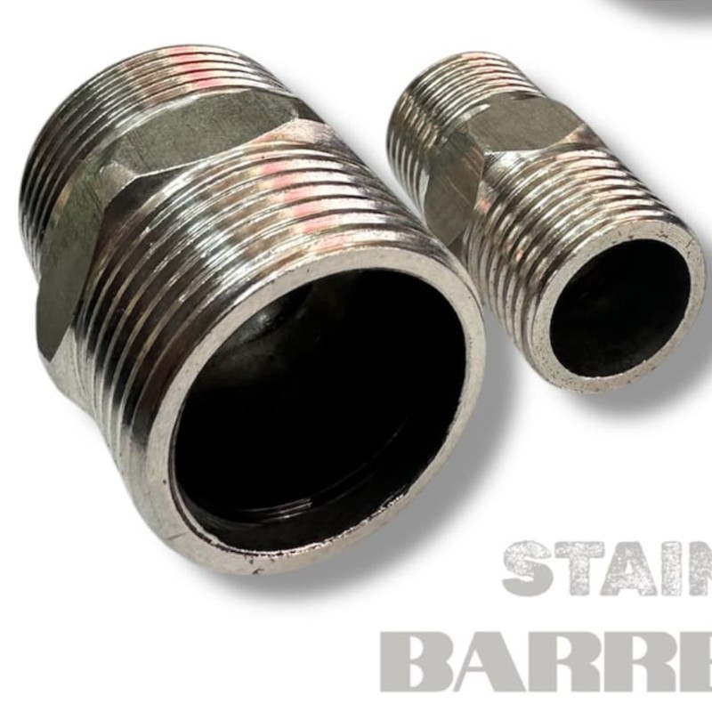BARRAL NIPPLE SS 1" (1028)